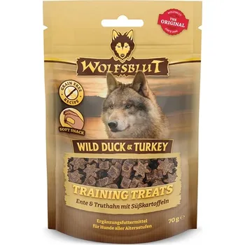 Pamlsek pro psa Wolfsblut Dog Training Treats Wild Duck & Turkey 70 g