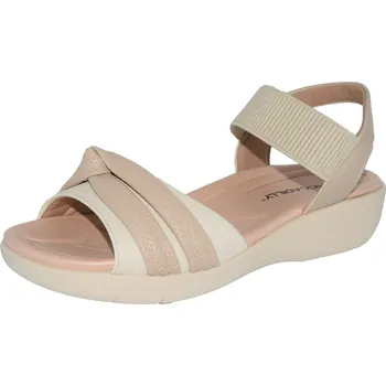 Dámské lodičky PICCADILLY dámské sandály 239024-1 Barva: béžová, Velikost: 38, Šíře podešve: H