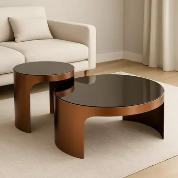 Konferenční stolek Eichholtz: Sada 2 konferenčních stolků Piemonte