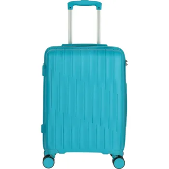 Cestovní plastový kufr Galaxy velikost S, tyrkysový