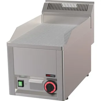 Kuchyňský gril Grilovací deska 32x48 elektrická durable chrom rýhovaná bez pode