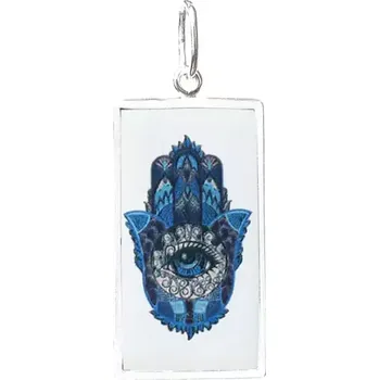 Přívěsek Aljančič Hamsa 3 Miniartion bílé zlato