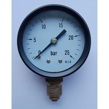 Manometr standardní pr. 50 mm, spodní G1/4, 0-25 bar