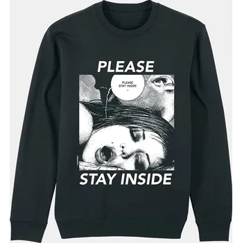 Pánská mikina Never Enough Mikina Korben Stay Inside Velikost: XXL