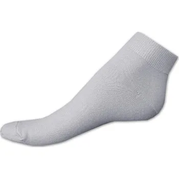 Pánské ponožky Bambusové kotníkové ponožky s lycrou 46/47 Hladké světle šedé