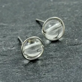 Náušnice Mini náušnice pecky s křišťálem