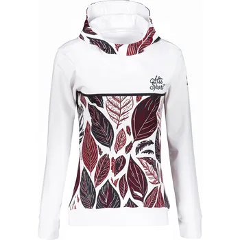 Dámská mikina Dámská funkční mikina premium ALTISPORT VOJ/ALW061MI01 BÍLÁ/VÍNOVÁ XL