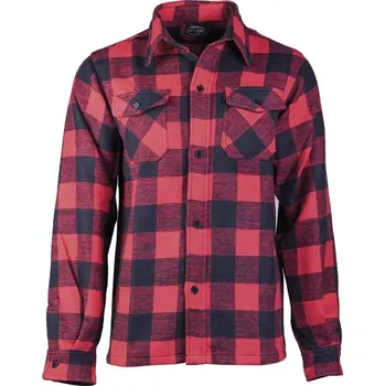 Pánská košile MIL-TEC košile DŘEVORUBECKÁ na knoflíky ČERVENOČERNÁ vel.3XL