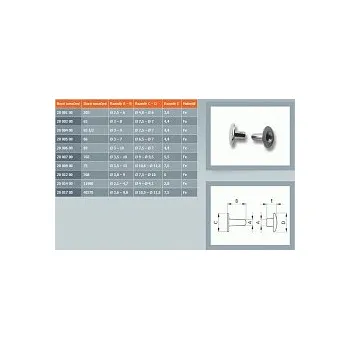 Nýt Satos Nýt dutý 63 1/2 3x9 Ni 1000ks