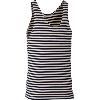 cyklistický dres Tílko MARINE pruhované TMAVĚ MODRÉ XXL