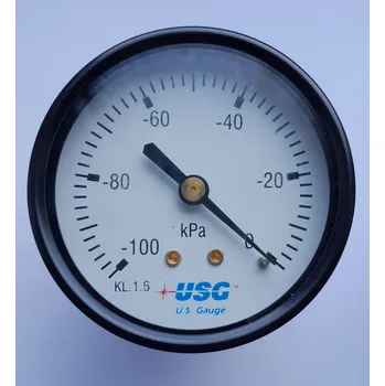 Manometr standardní pr. 63 mm, zadní M12x1,5, -100+0 kPa
