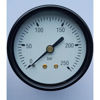 Manometr standardní pr. 63 mm, zadní G1/4, 0 - 250 bar