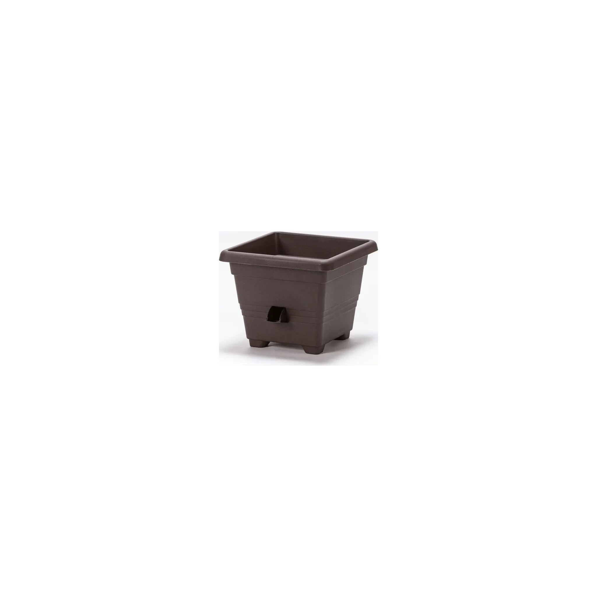 Fotografie 1 - Květináč Plastia Bergamot 50 cm čokoládový
