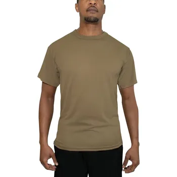 Pánské tričko ROTHCO triko funkční rychleschnoucí Quick Dry HNĚDÉ vel.M