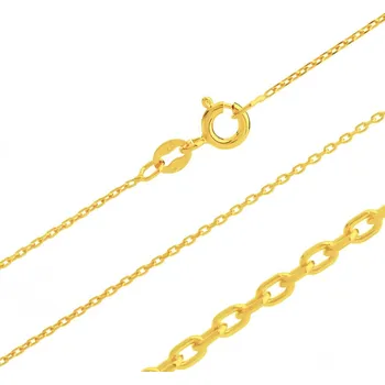 Řetízek Argento 15341 Pozlacený stříbrný řetízek - vzor Rolo, tloušťka 0,35 mm | Délka: 38cm