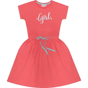 Dívčí šaty Dívčí šaty - WINKIKI WTG 01802, lososová Barva: Lososová, Velikost: 134