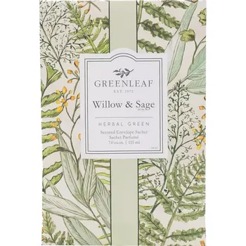 Greenleaf - Vonný sáček Willow & Sage - 115 ml Barva: jako na obrázku, Velikost: 18x12