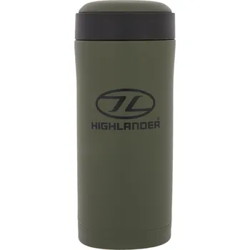 Kempingové nádobí HIGHLANDER hrnek TERMO 330 ml ZELENÝ