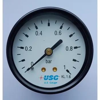 Manometr standardní pr. 63 mm, zadní G1/4, 0 - 1 bar