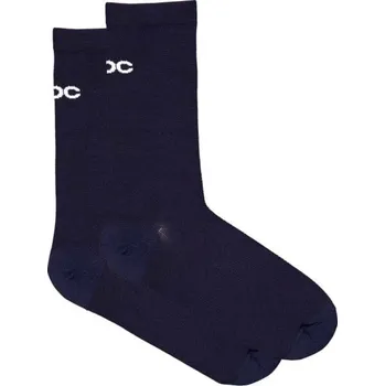 Pánské ponožky POC Cyklistické ponožky klasické - CADENCE ROAD LONG SOCKS - modrá L