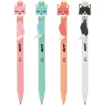 Kuličkové pero gumovací Fox, 0,5mm, modré