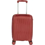 Cestovní plastový kufr Galaxy velikost XXS, tmavě červený