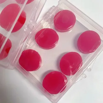 Špunt do uší 12 ks Silikonové špunty proti hluku pro klidný spánek | špunty do uší, špunty na spaní - 6 ks vínově červené