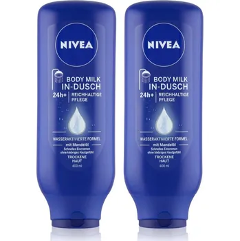 Kosmetická sada Nivea In-Shower 2x NIVEA Body Shower Milk sprchové mléko 400 ml kosmetická sada