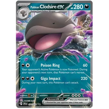 Karetní hra Pokémon TCG Paldean Clodsire EX 094/159