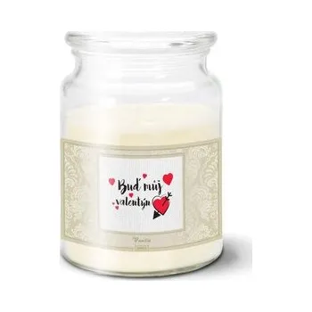 Svíčka Svíčka Buď můj Valentýn: 500 g