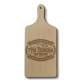 Kuchyňský nůž Prkénko Rozlučka se svobodou tým ženicha