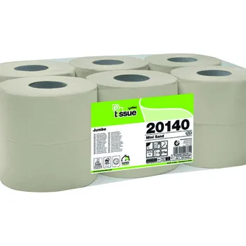 Toaletní papír Toaletní papír mini Jumbo BIO E-TISSUE - 2vrstvý/140m