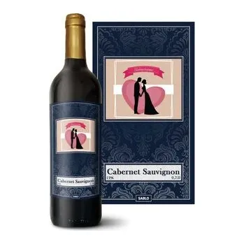 Víno Červené víno Blahopřejeme: 0,75 l