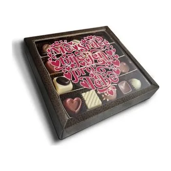 Bonboniéra Pralinky Mé srdce bije jen pro Tebe: 20 ks pralinek