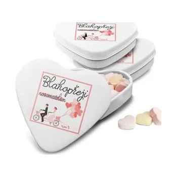 Cukrovinka Bonbónky Blahopřeji novomanželům - 3 ks