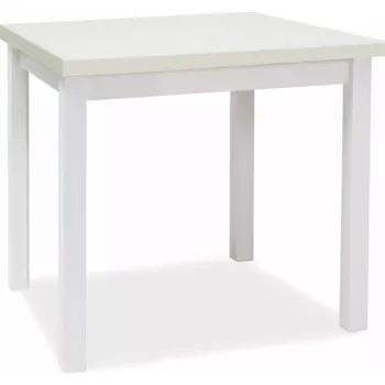 Jídelní stůl Stůl jídelní bílá mat 80x80 ADAM