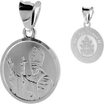 Přívěsek Argento 84855 Stříbrný přívěsek - sv. Jan Pavel II.