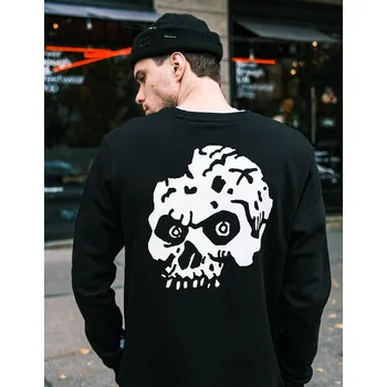 Pánská mikina Never Enough Mikina Korben NILCOTT® Recycled Big Bad Skull by Michal Škapa Velikost: XXL