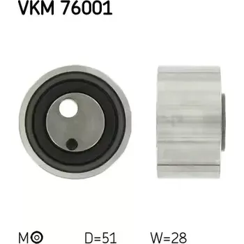 Motor automobilu SKF Napínací kladka - ozubený řemen SK VKM76001