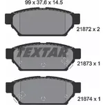 TEXTAR Sada brzdových destiček TXT 2187202