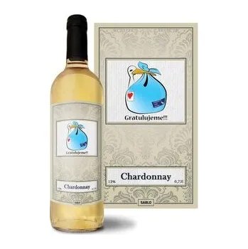 Víno Bílé víno Gratulujeme!!! 2 : 0,75 l