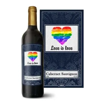 Víno Červené víno Love is Love: 0,75 l