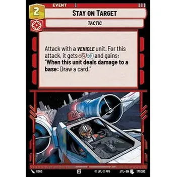 Karetní hra Stay on Target 177/202 - Jump to Lightspeed Typ karty: Standard