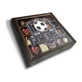 Bonboniéra Pralinky Žiju pro fotbal: 20 ks pralinek