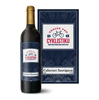 Víno Červené víno Zrozen pro cyklistiku: 0,75 l