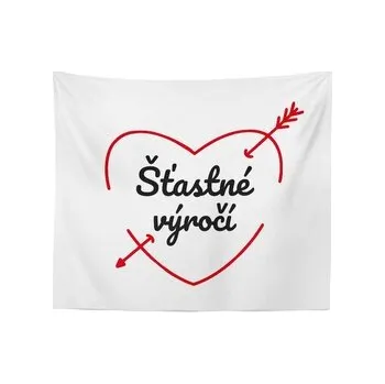 Deka Šťastné výročí: 150x120 cm