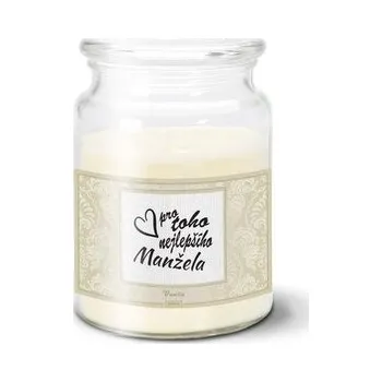 Svíčka Svíčka Pro toho nejlepšího manžela: 500 g
