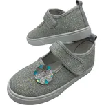 Baby Dívčí stříbrné bačkory 02 Barva: Stříbrná, Velikost: 31