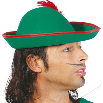 Karnevalový doplněk Čapka Robin Hood