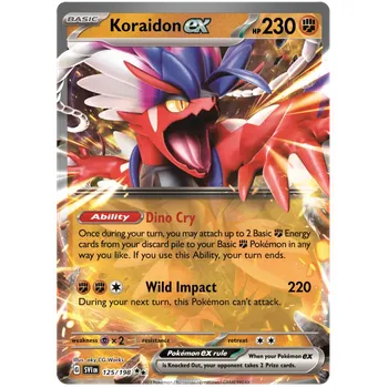 Sběratelská karetní hra Pokémon TCG Koraidon EX 125/198